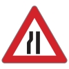 §50/*8b Fahrbahnverengung linksseitig