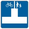 §53/11b Sackgasse mit Durchfahrmöglichkeit für Radfahrer und Durchgehmöglichkeit