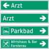 §53/13d Wegweiser Fremdenverkehr/Sport/Gemeinde