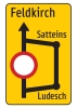 §53/16a Vorankünder Umleitung