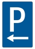 §53/*1b Parkplatz        Pfeil linksweisend