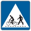 §53/*2c Kennzeichnung eines Schutzweges/Radfahrerüberfahrt