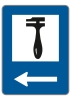 §53/*4 Pannenhilfe linksweisend