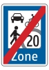 §53/*9f Ende einer Begegnungszone '20'