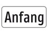 §54 Zusatztafel 'Anfang' (Baustelle)