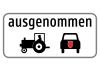 §54 Zusatztafel Bild Z99