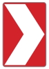 Leitwinkel rot/weiß
