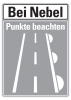 Nebelwarntafel