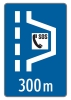 Pannenplatz mit Meterangabe