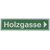 Straßenbezeichnungstafel Alu