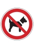 Mitführen von Hunden verboten