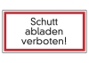 Schutt abladen verboten!