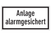 Anlage alarmgesichert