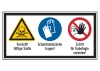 Mehrsymbolschild W016 / M009 / P06
