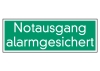 Notausgang alarmgesichert