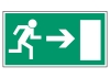 Rettungsweg-Notausgang rechts
