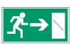 Rettungsweg über Treppe rechts