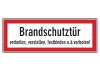 Brandschutztür verkeilen, verstellen, festbinden  o.ä. verboten!