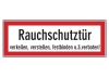 Rauchschutztür verkeilen, verstellen, festbinden  o.ä. verboten!