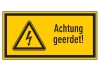 Achtung geerdet!