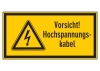 Vorsicht! Hochspannungskabel