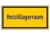 Heizöllagerraum