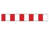 Warnstreifen rot/weiß gerade