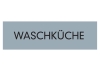 Stockwerkschild WASCHKÜCHE Alu selbstklebend
