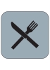 PVC-Piktogramm Symbol Restaurant