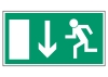 Rettungsweg-Notausgang (durch Ausgang links)