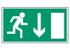 Rettungsweg-Notausgang (durch Ausgang rechts)