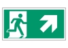Rettungsweg aufwärts rechts