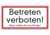 Betreten verboten! Eltern haften für ihre Kinder