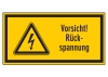 Vorsicht Rückspannung