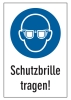Schutzbrille tragen!