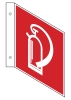 Fahnenschild Feuerlöschgerät