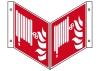 Winkelschild F002 Löschschlauch