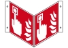 Winkelschild F005 Brandmelder