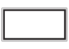 Hinweisschild Rand schwarz (leer) m. Wunschtext
