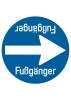 §52/15d Vorgeschriebene Fahrtrichtung Fußgänger (Baustelle)