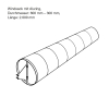Windsack mit Aluring und
