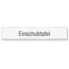 Einschubtafel Gr. 1250x220/2mm, flach, eckig,