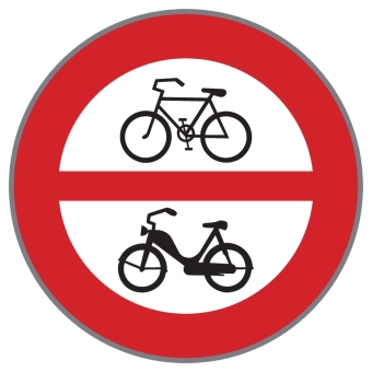 §52/8a Fahrverbot für Fahrräder und Motorfahrräder