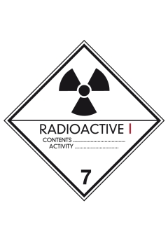 Nr.7A Radioaktive Stoffe - Kategorie I