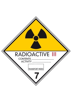 Nr.7C Radioaktive Stoffe - Kategorie III