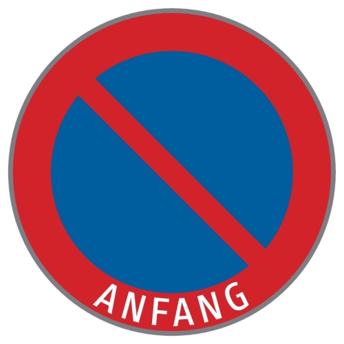 Artikelbild des Artikels “§52/13a Parken verboten mit Aufdruck: Anfang “