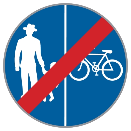 Artikelbild des Artikels “§52/17a/d Ende eines Geh- und Radweges (getrennt) “