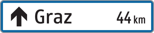 Artikelbild des Artikels “§53/13b Wegweiser einzeilig “