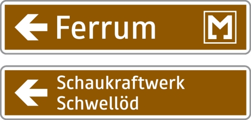 Artikelbild des Artikels “§53/13 Wegweiser Kultur/nicht öffentl. Interesse Braun/Weiß “