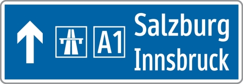 Artikelbild des Artikels “§53/14b Wegweiser zweizeilig “